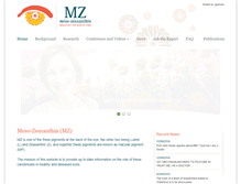 Tablet Screenshot of meso-zeaxanthin.org